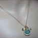 Gold necklace - Personalized - Gold filled - Starfish -  Nautical  - Hand stamped - Initial - Pearl necklace - Gift - Best seller -