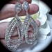 Rhinestone earrings -  Teardrops  - Triple Layer - Large -Crystal earrings - Bridal jewelry - Bridesmaids - gift -