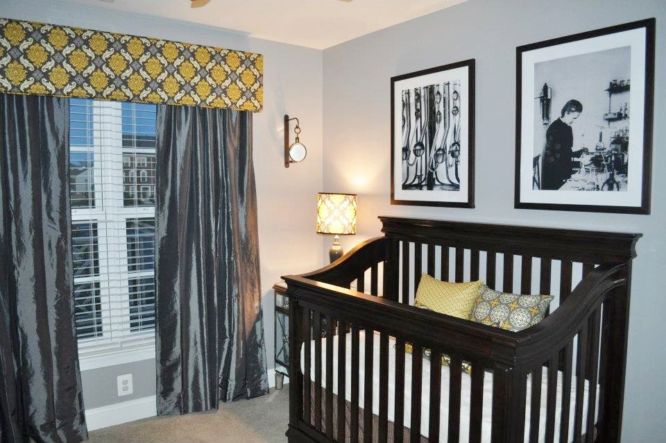 Custom Nursery Accessories - Window Treatments, Pillows, & Diaper Stacker