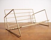 Mid Century Modern Book Rack, Book Holder, Midcentury Book Rack