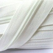 Zipper Chain 5 Yards YKK White Number 3
