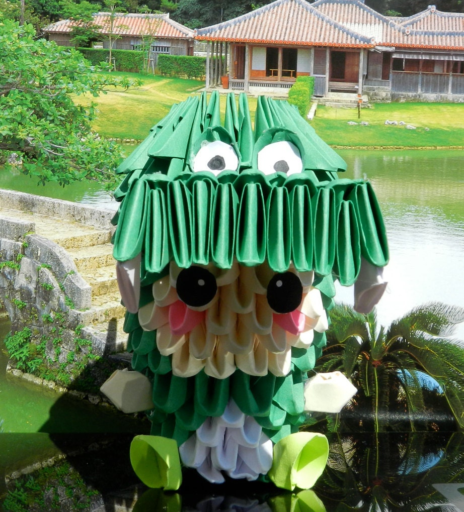 3d origami  Croc Kid