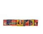 Candy Company Matches - Vintage Matchbooks set of seven