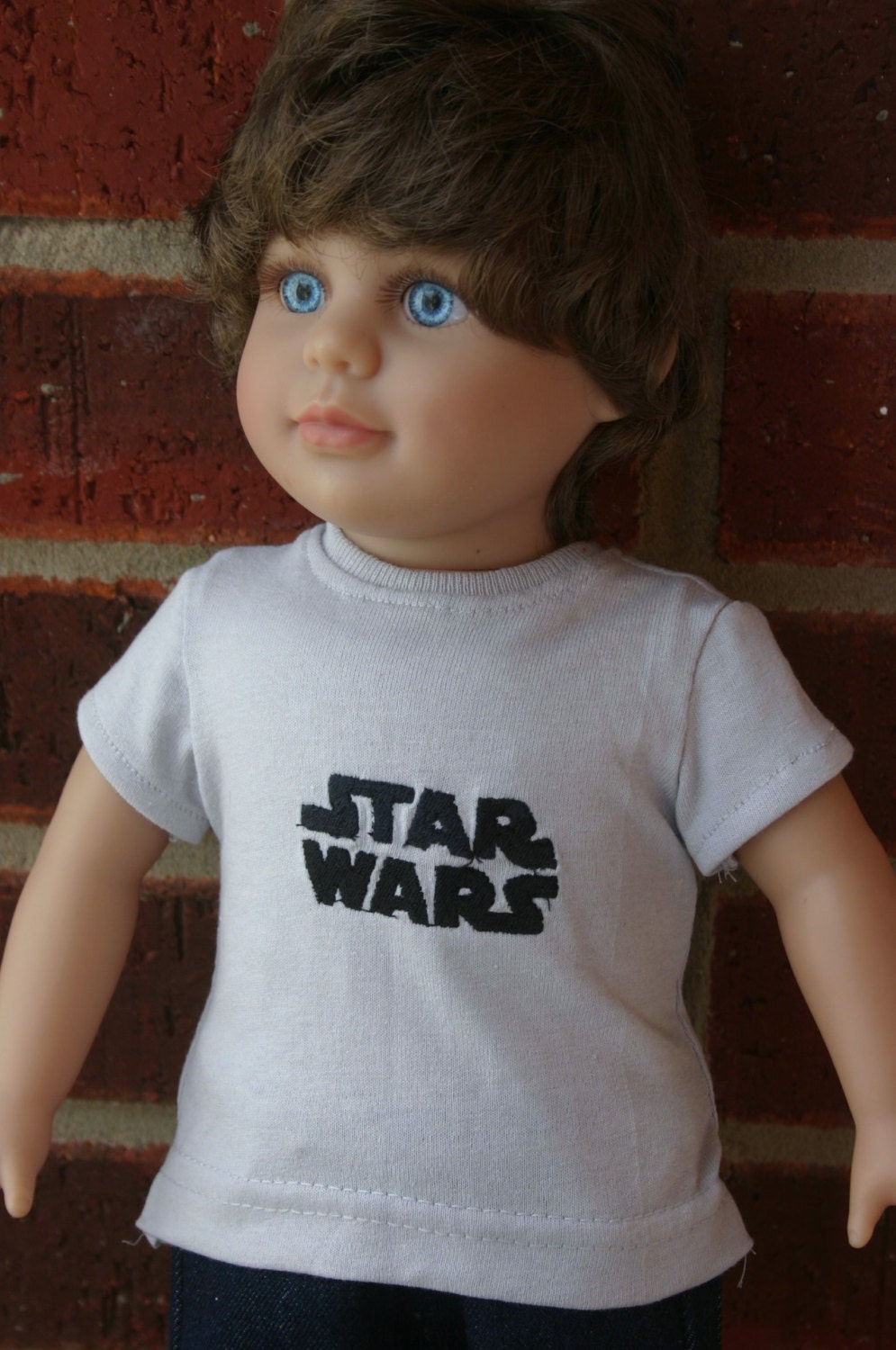 Star wars tshirt to fit your 18 inch american girl / boy or similar 18 inch doll