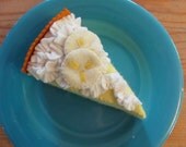 Banana Cream Pie or Cheesecake, 100% Wool, All Natural Toy, Waldorf