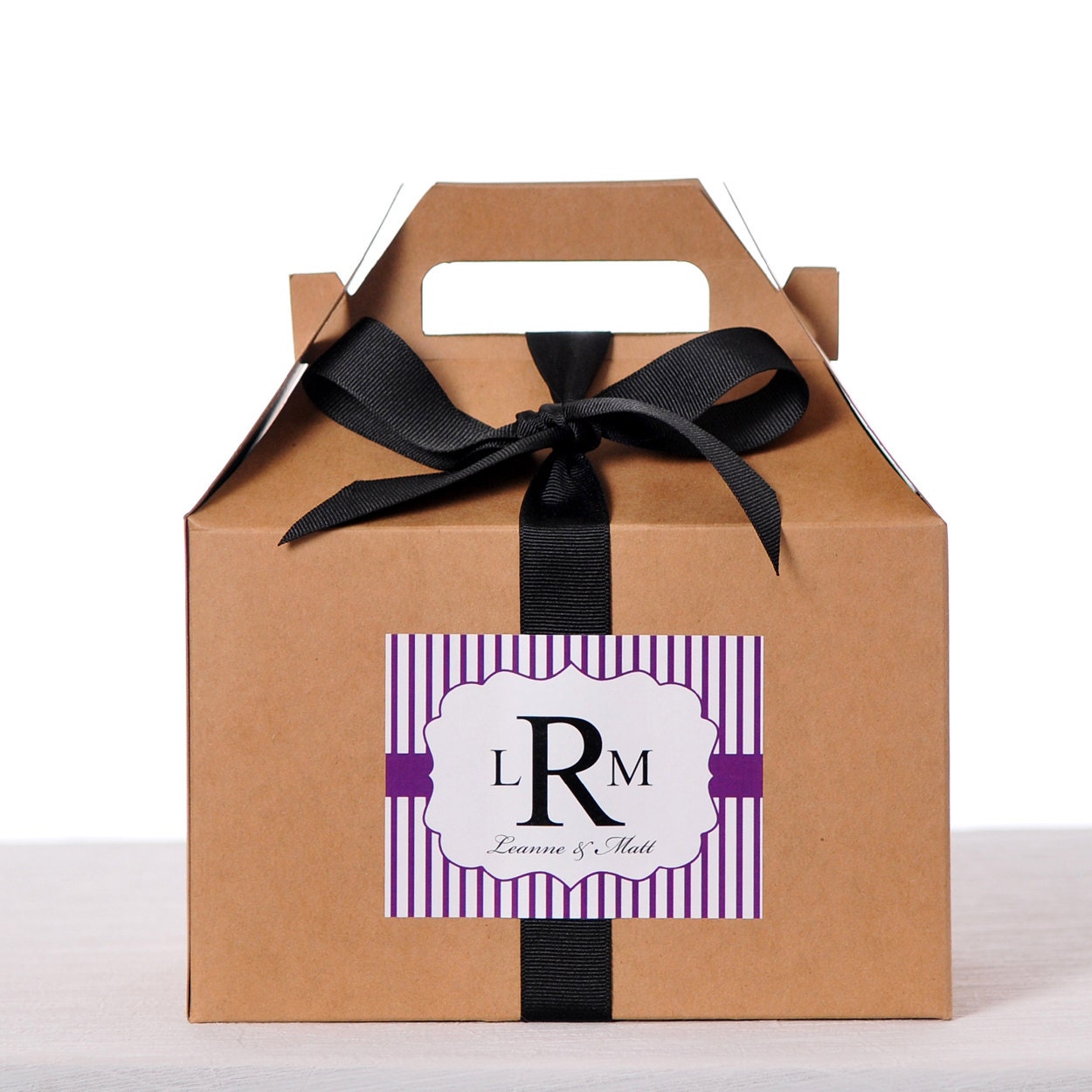 Wedding Stickers - 100 Printed Welcome Bag / Box Labels Il_570xn