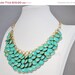 Bib Necklace, Chunky Necklace, Statement Necklace (FN0510)