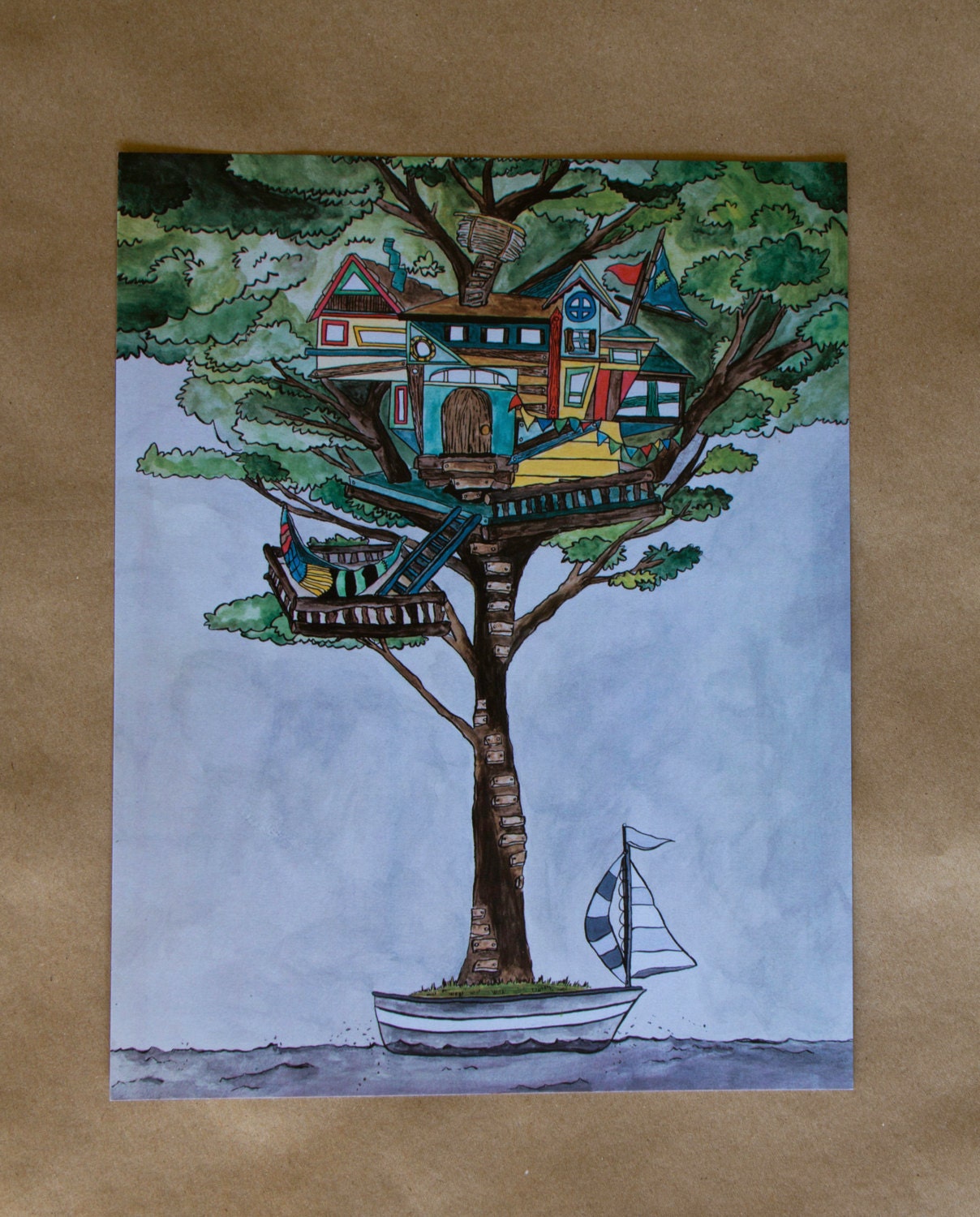 Sail Boat Tree House