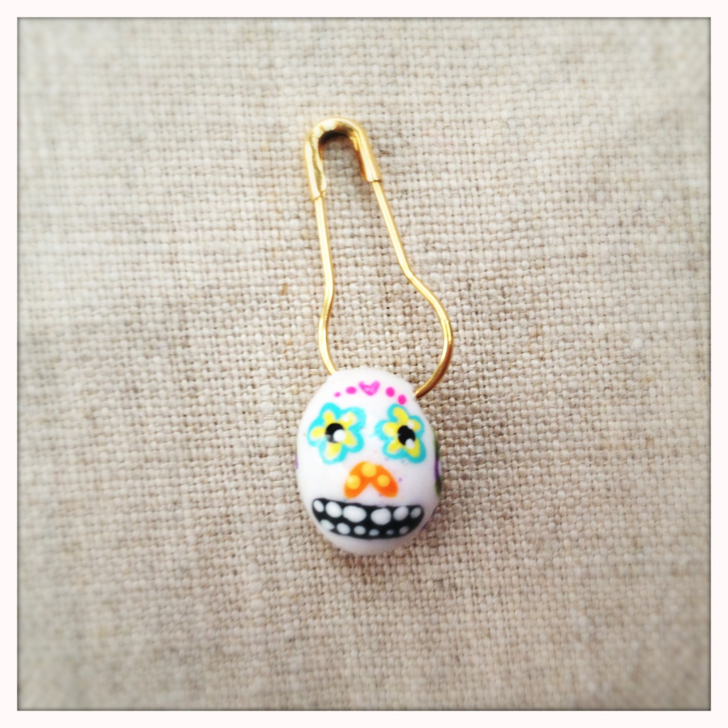 Sugar Skull Stitch Marker