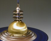 Retro table lamp. Desk lamp. 158. Flying saucer lamp. Atomic modern lamp. UFO. Space age lamp. Steam punk industrial. Edison tube bulb.