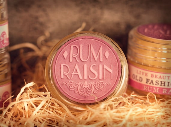 All Natural - Rum Raisin - Lip Balm Jelly - Caramel Raisin Dessert Sauce