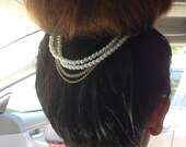 Bun Pearl Gold Chain