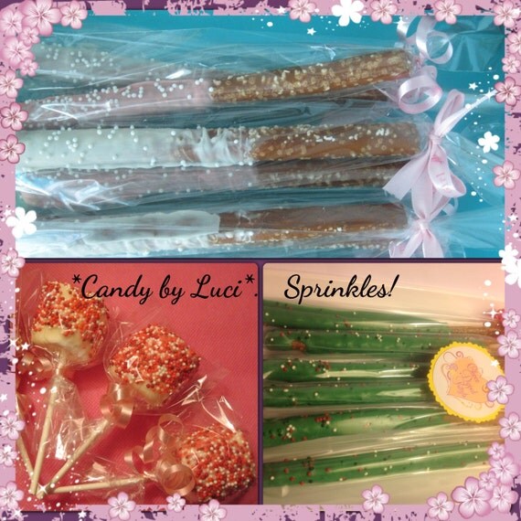 Pretzels (Dipped in Sprinkles) Il_570xn