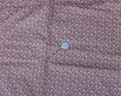 Vintage 60s 1960s Calico Tiny Print Flower Fabric Cotton Country Prairie Cottage Chic Quilting Sewing 1 yard 44" wide