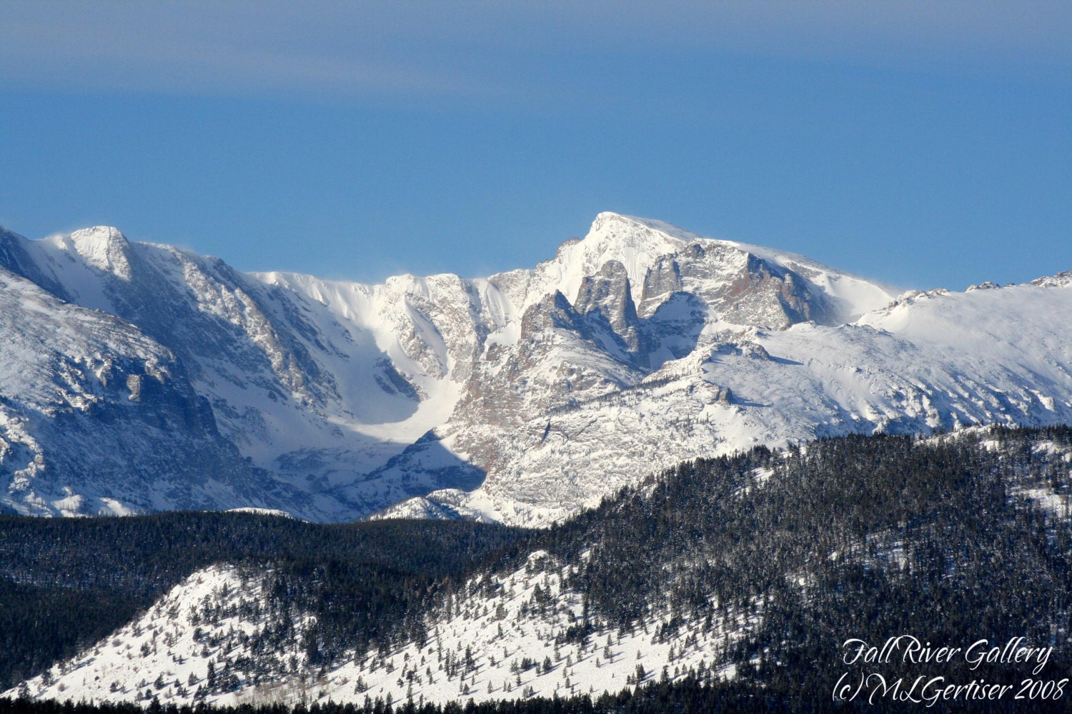 11x14 Photograph - Winter Dream- Rocky Mountain National Park - Scenic Landscape Photography - 11x14 Print  IMAGE 0067