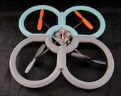 RC Quad Copter Helicopter Toy with 3D printed frame