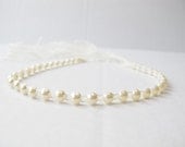 Newborn - Pearl Headband - Ready to Ship - Photography Prop - Tieback