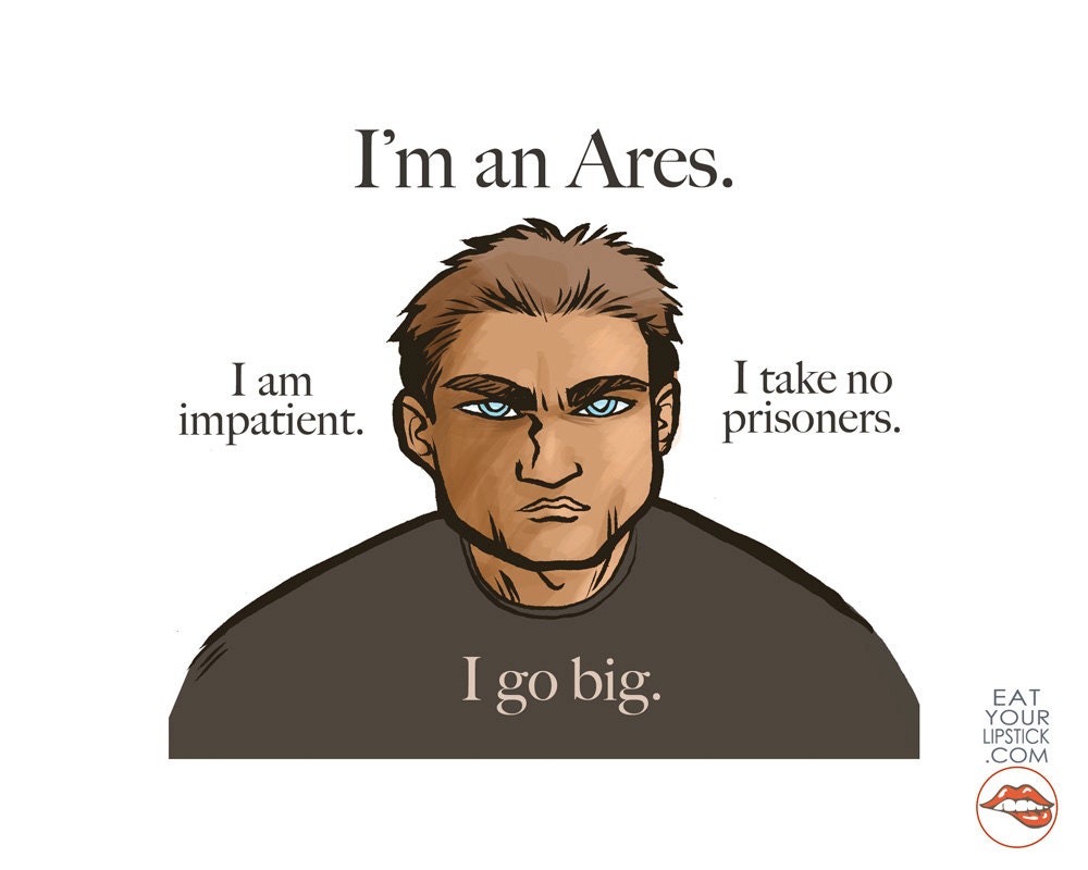 Greek God Ares Art // I'm an Ares