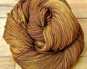 Morningside Sock Yarn - TOASTY - (100% Superwash Merino Yarn) - Fingering/Sock Weight - Hand Dyed, One of a Kind - 400yds/100g