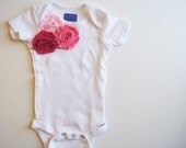 Baby Girl Clothes // Vintage Cream Flower Detail // Miss Hope