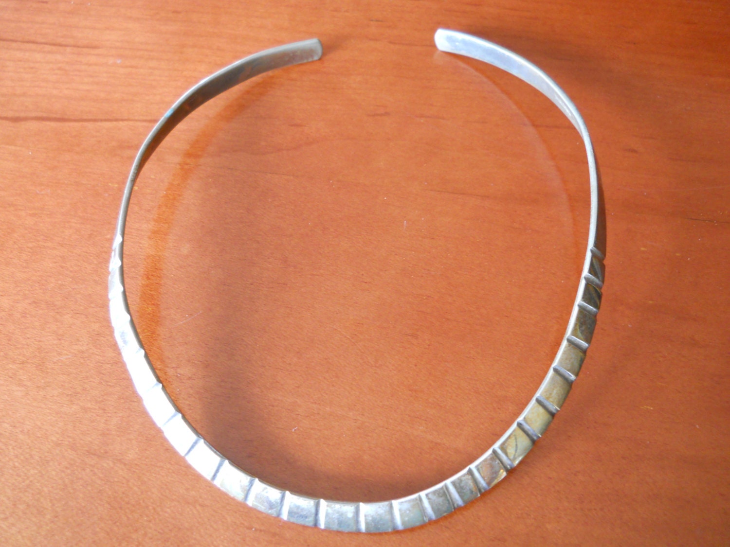 Vintage pre-1948 Mexican sterling silver choker
