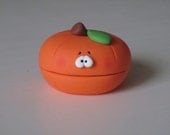 Polymer Clay Halloween Pumpkin Figure
