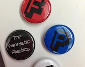 The Fantastic Plastics Band 4 Pack 1" buttons