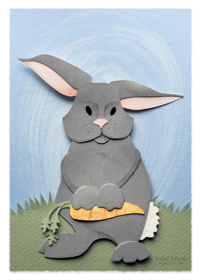 Bunny Card (Pack of 5 with envelopes)