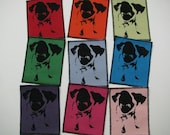 One angry dog canvas patch in any color you choose....FREE SHIPPING USA