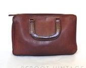 Very Rare Vintage Plum COACH NYC Cashin Speedy Brief Bag