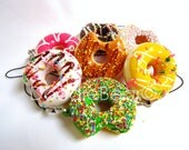 Donut Kawaii Squishy Keychain Set of 3