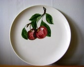 4 Metlox Poppy Trail Apple Plates