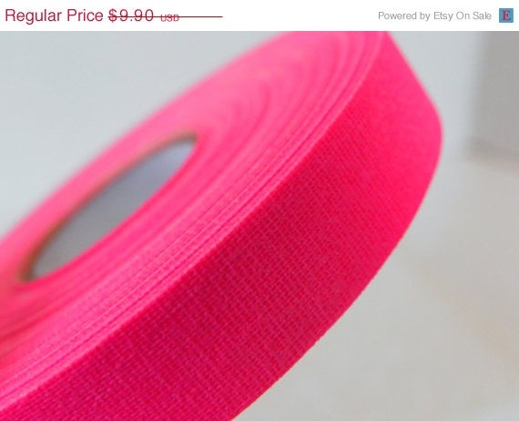 NEON Pink - UV Reactive Gaffer's Tape for Hula Hoops that glow under blacklight