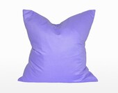 20" x 20" Decorative Throw Pillow / Accent Cushion Cover (Indoor) (Light-Weight Purple Solid)