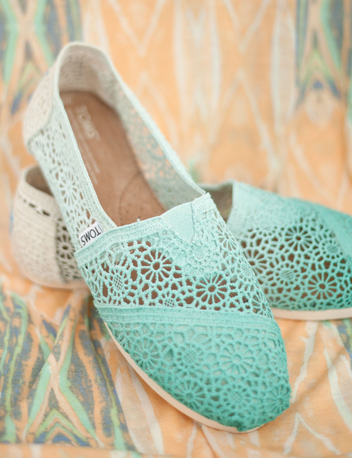 Dip Dye Crochet Ombre TOMS Shoes