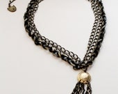 chain lariat necklace // KRUG