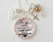 The Bond Between Mother Daughter Necklace, Personalized Mother Daughter Necklace, Mother Daughter Jewelry