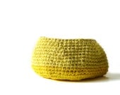 Cat Bowl - a bowl for a bed - bright yellows