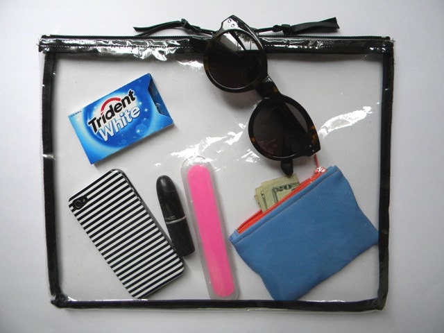 NEW - Seen It All Transparent Statement Clutch