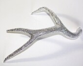Deer Antler Swarovski Crystal Rhinestones Art Sculpture