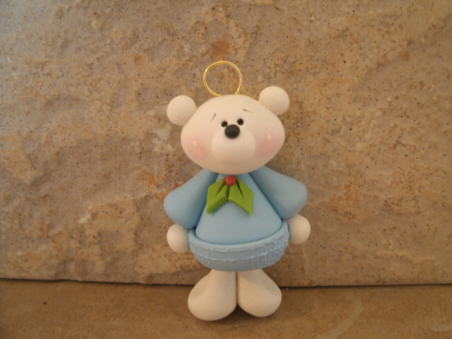 Polar Bear Christmas Ornament