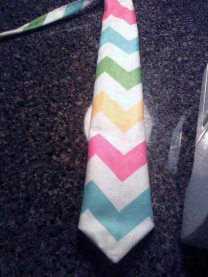 Spring Easter Chevron Tie toddler baby boy sz 6m-9 yrs