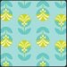 Color Me Retro - Florette in Crystal (Aqua) - Art Gallery Fabrics - 1 yard, Add'l Avail
