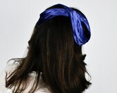 vintage 1940s hat / velvet / Love Knot