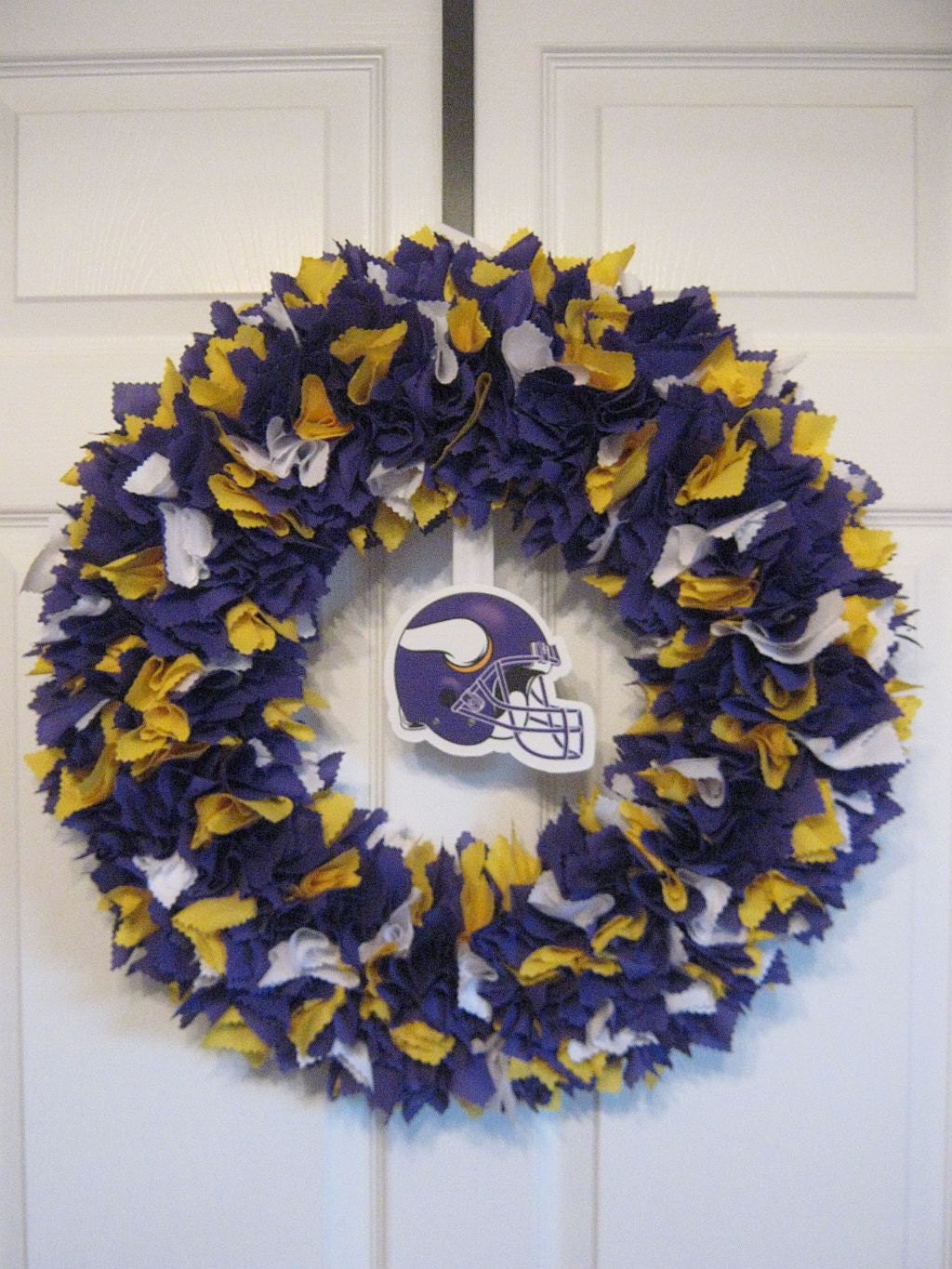 18" NFL: Minnesota Vikings Fabric Wreath