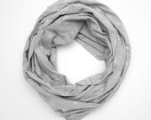 Dandelion Grey Infinity Scarf - Floral