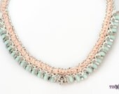 TINNLILY Pastel Statement Necklace