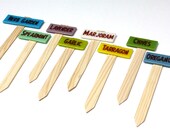Garden Markers for Vegetables, Herbs, Flowers, and More - Customized Set of 20