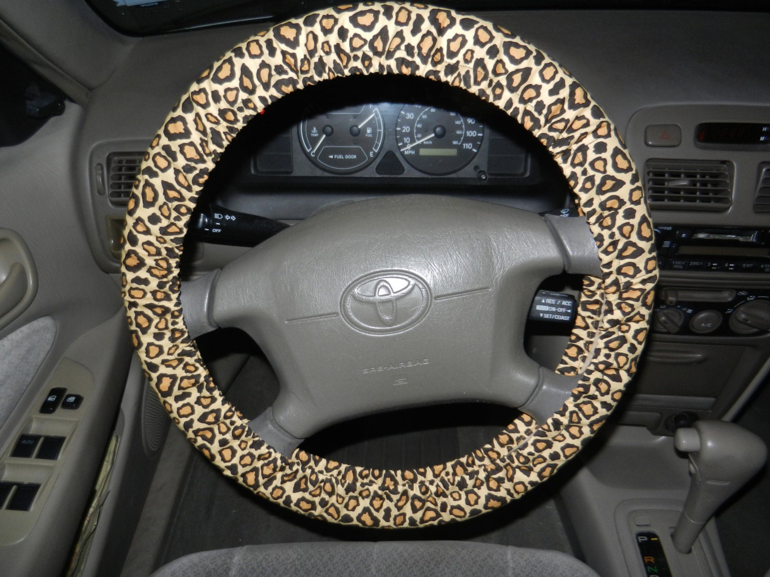 Leopard Steering Wheel Cover
