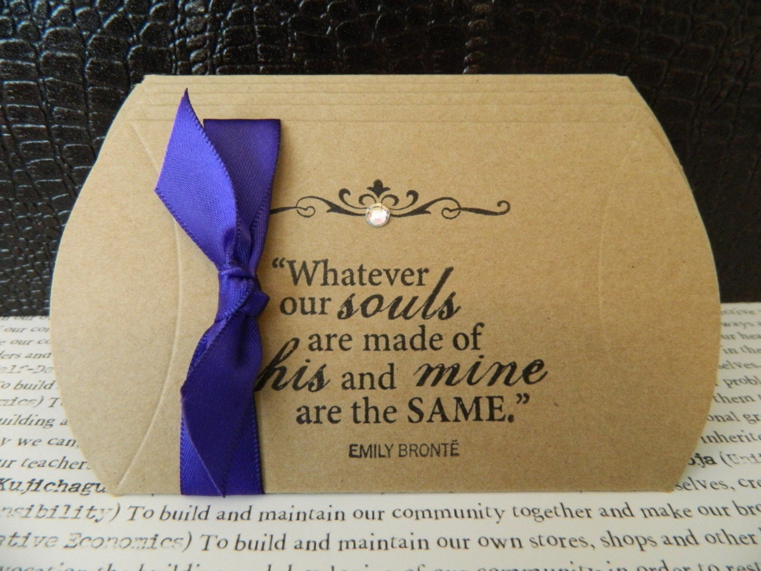 Pillow Box, Favor Box, Love, Wedding Favor, Bridal Favor, Set of 10